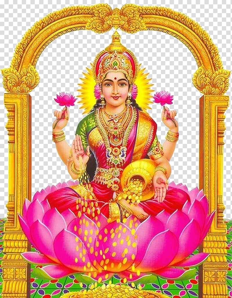 deity , Lakshmi Devi Durga Goddess Sri, Lakshmi transparent background PNG clipart