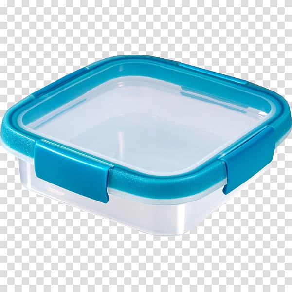 Plastic Food Box Container Blue, box transparent background PNG clipart