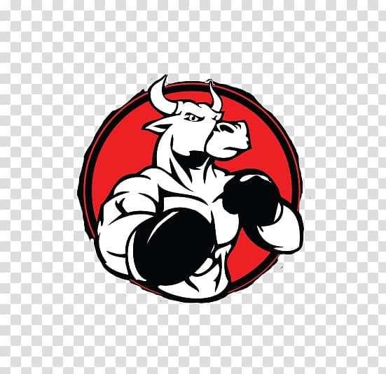Cartoon Logo Headgear , BULL FIGHTING transparent background PNG clipart
