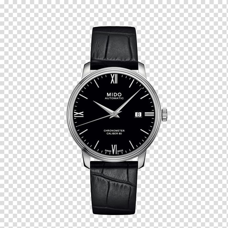 Mido Chronometer watch Tissot Longines, watch transparent background PNG clipart