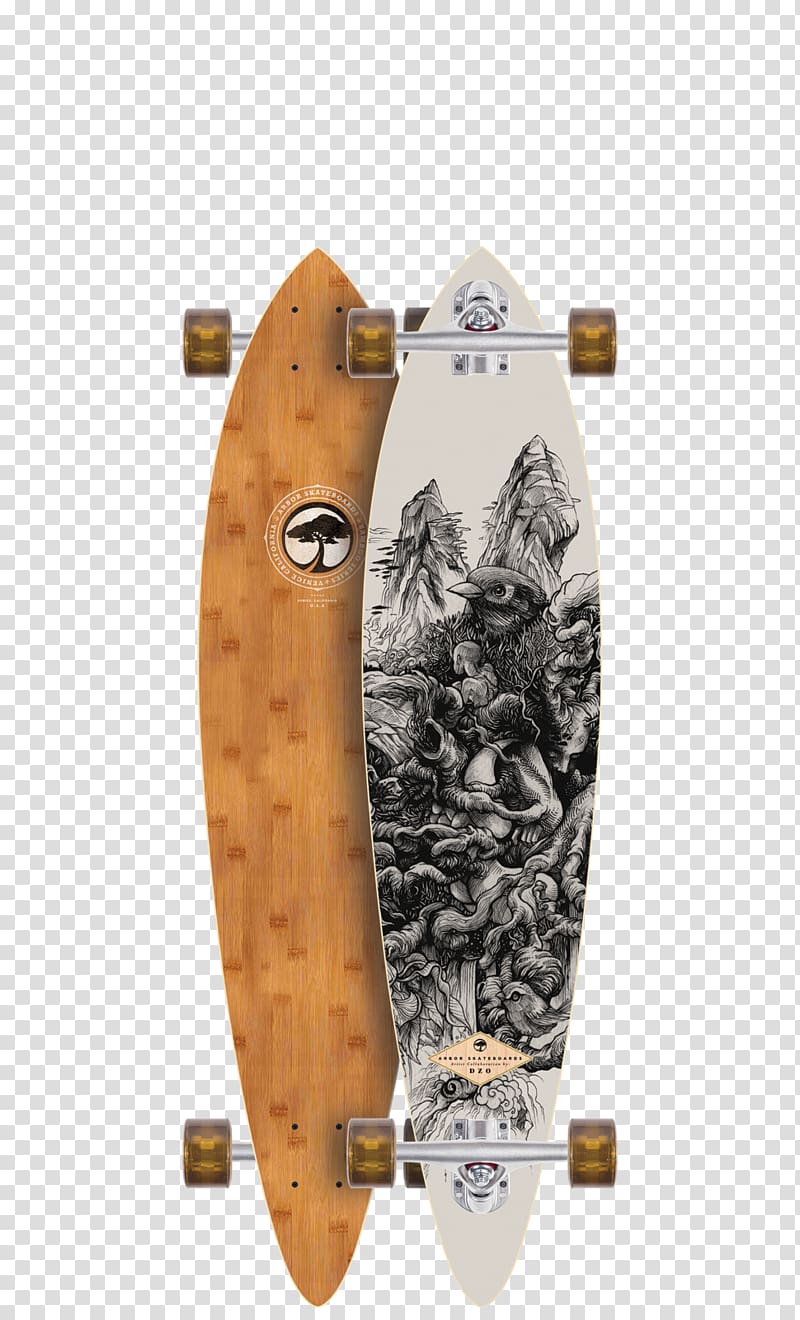 Arbor Fish Bamboo Longboard Complete Skateboarding Arbor Axis Walnut Longboard Complete, skateboard transparent background PNG clipart