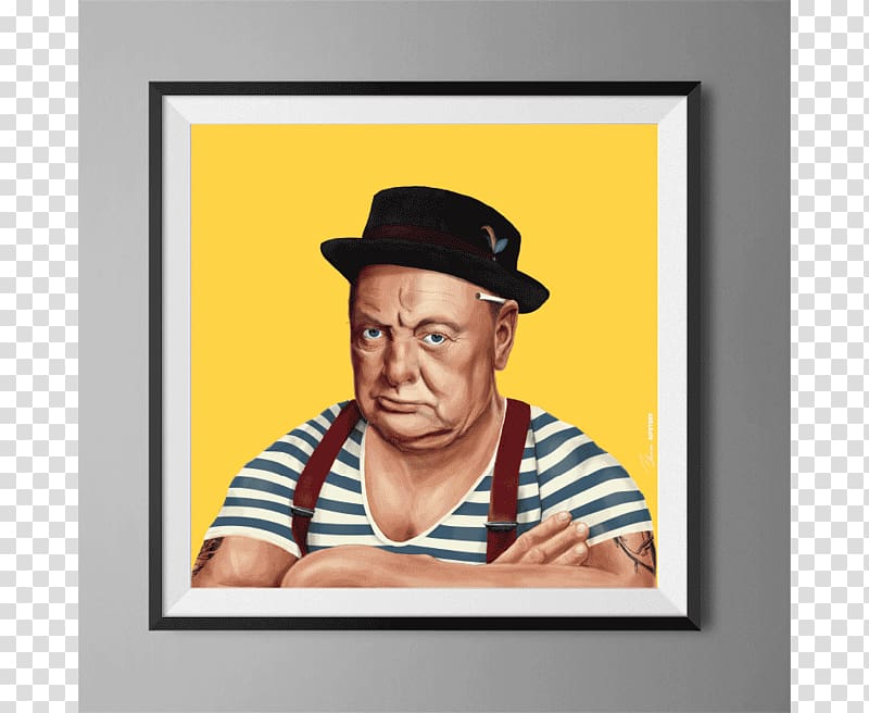 Winston Churchill Amit Shimoni Hipstory: Why Be a World Leader When You Could Be a Hipster? Canvas Art, winston-churchill transparent background PNG clipart