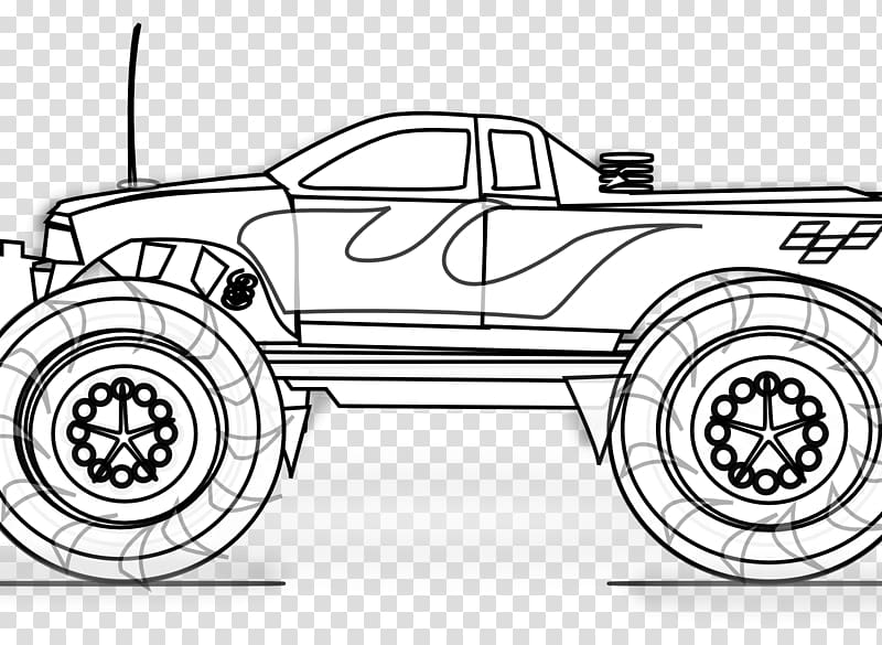 Pickup truck Thames Trader Coloring book Car Monster truck, Concrete truck transparent background PNG clipart