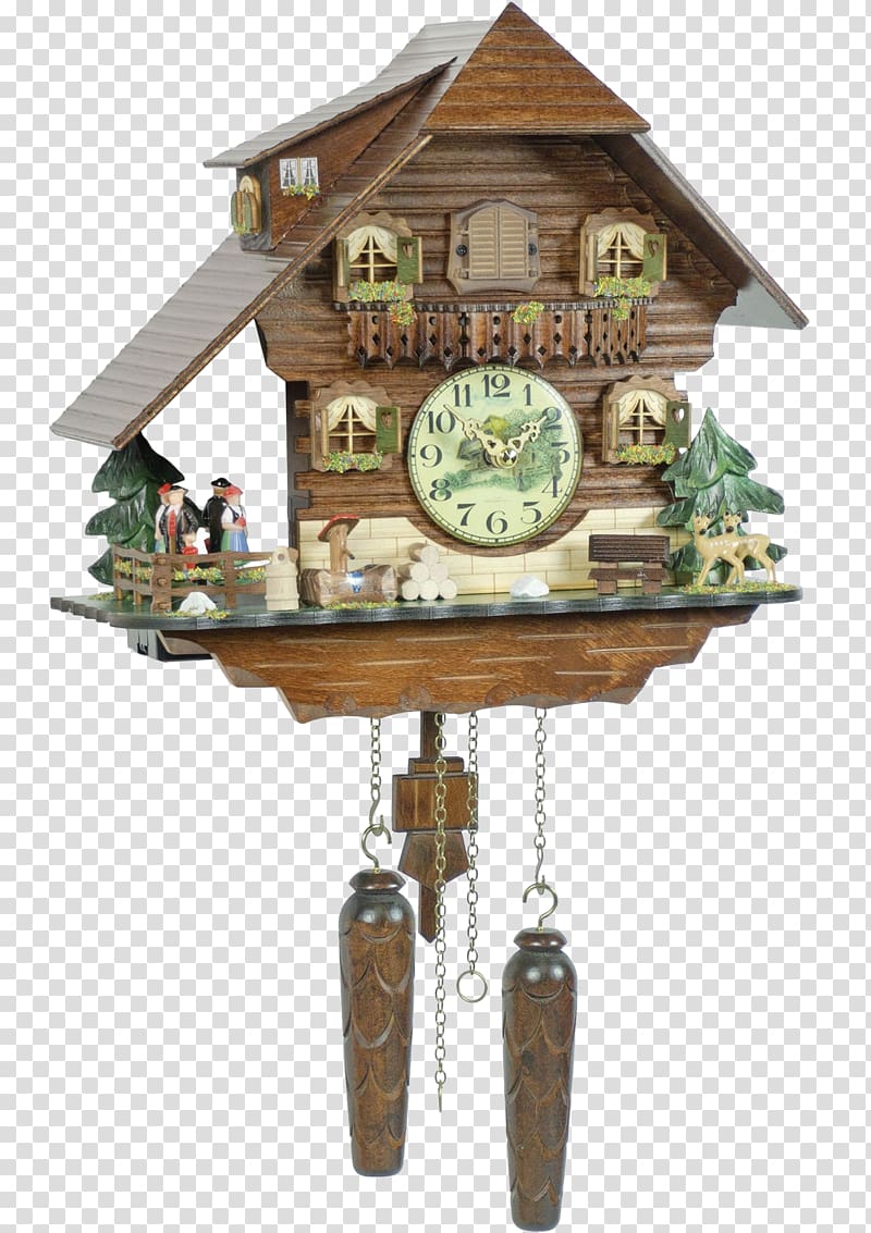Cuckoo clock Quartz clock Mechanical watch Movement, clock transparent background PNG clipart