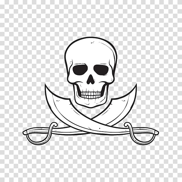 Calavera Piracy Jolly Roger Skull , skull transparent background PNG clipart