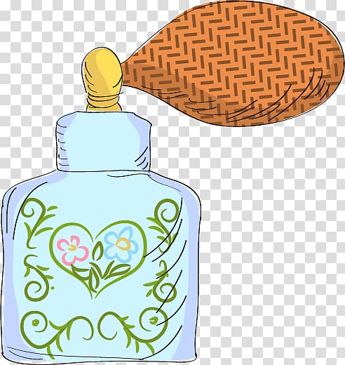 Bottle Perfume Euclidean , Hand-painted perfume bottle transparent background PNG clipart