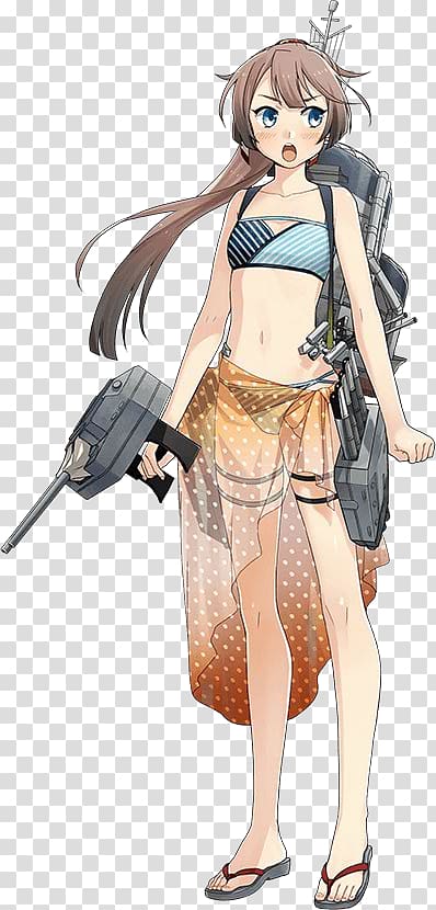 Kantai Collection Japanese destroyer Kazagumo Japanese food supply ship Irako Swimsuit Japanese destroyer Shiratsuyu, Japanese Cruiser Tatsuta transparent background PNG clipart