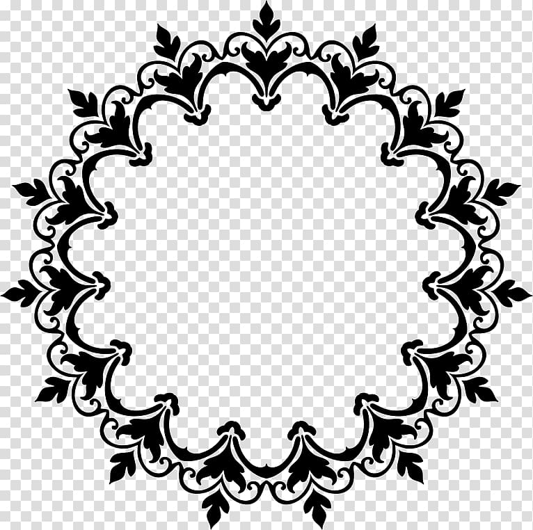 Circle Damask , damask transparent background PNG clipart