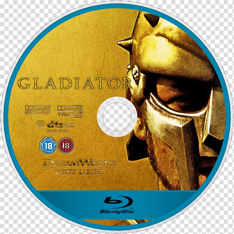 Blu-ray disc Gladiator High-definition television Compact disc Film, Anniversary Death King Bhumibol transparent background PNG clipart