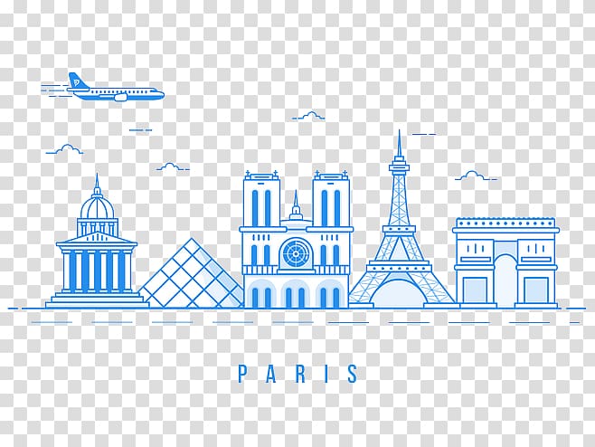 Graphic design Dribbble Illustration, Paris style transparent background PNG clipart