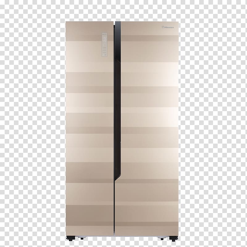 Shinan District Refrigerator Hisense Home appliance Door, Double door refrigerator transparent background PNG clipart