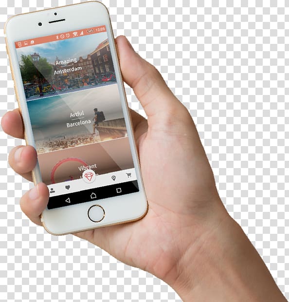 Smartphone Feature phone Web design Mobile Phones, Creative Mockup transparent background PNG clipart