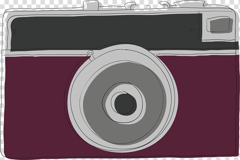 Simple Illustration of a Sketch of an Old Camera Stock Illustration -  Illustration of device, cinema: 224842354