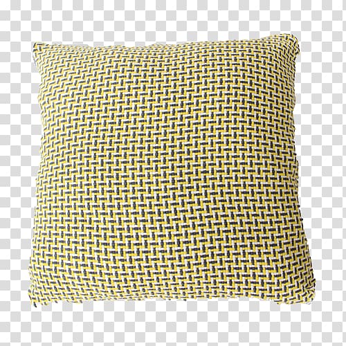 Yellow Throw Pillows Ochre Cushion, basket weave transparent background PNG clipart