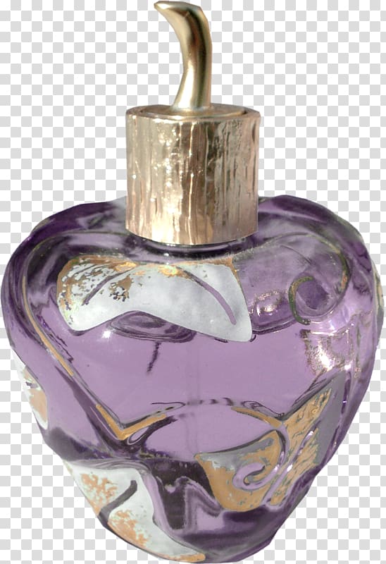 Perfume Purple Coco Make-up, Purple perfume bottle transparent background PNG clipart