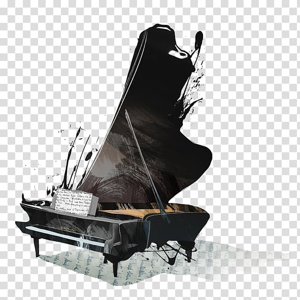 Poster Piano Illustration, piano transparent background PNG clipart