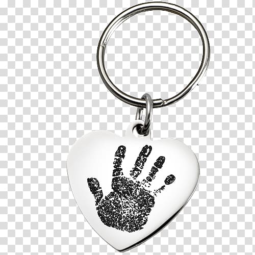 Key Chains Body Jewellery Steel Silver, Hand Key transparent background PNG clipart