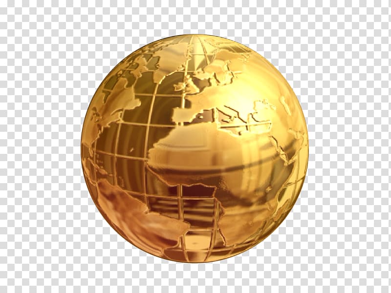 world globe art, Earth Google Gold, Golden Earth transparent background PNG clipart