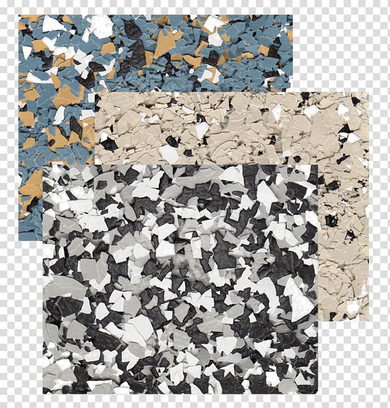 Polyaspartic Coating Flooring Concrete, color chip decoration transparent background PNG clipart