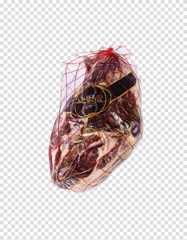 Capocollo Bayonne ham Black Iberian pig Jabugo, ham transparent background PNG clipart