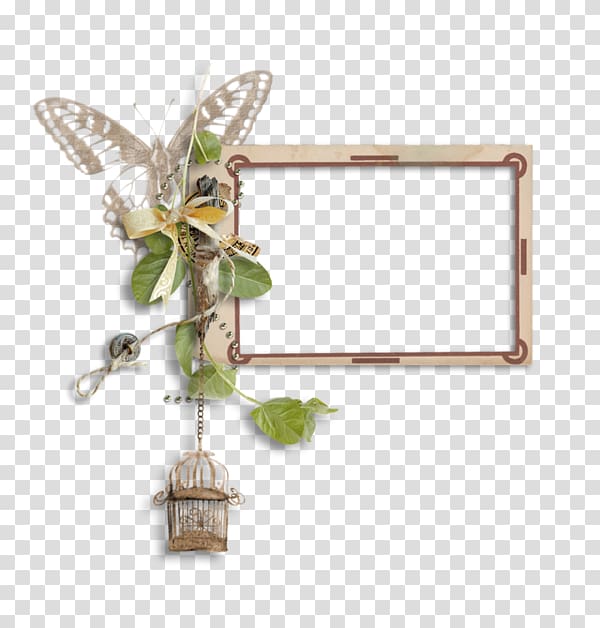 Butterfly frame, Creative butterfly cage frame transparent background PNG clipart