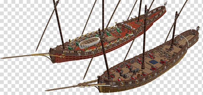 Xebec Ship Galley Watercraft Lego Digital Designer, pirate ship transparent background PNG clipart