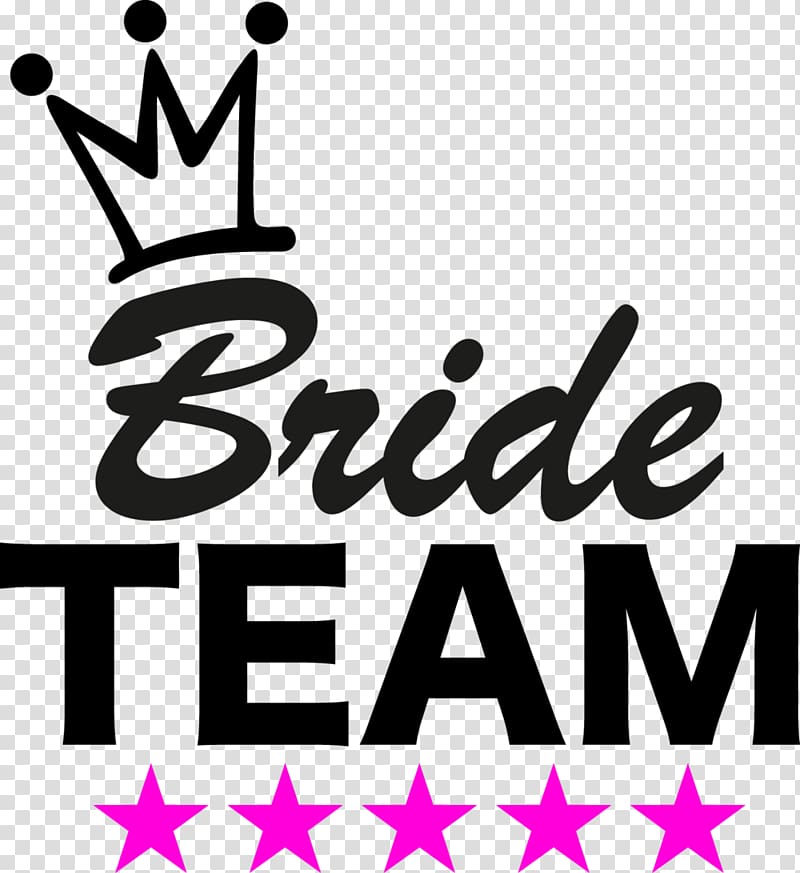 bride team signage, T-shirt Bachelorette party Bridesmaid, shower transparent background PNG clipart