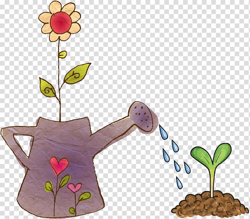 Floral design Child care, seedling transparent background PNG clipart