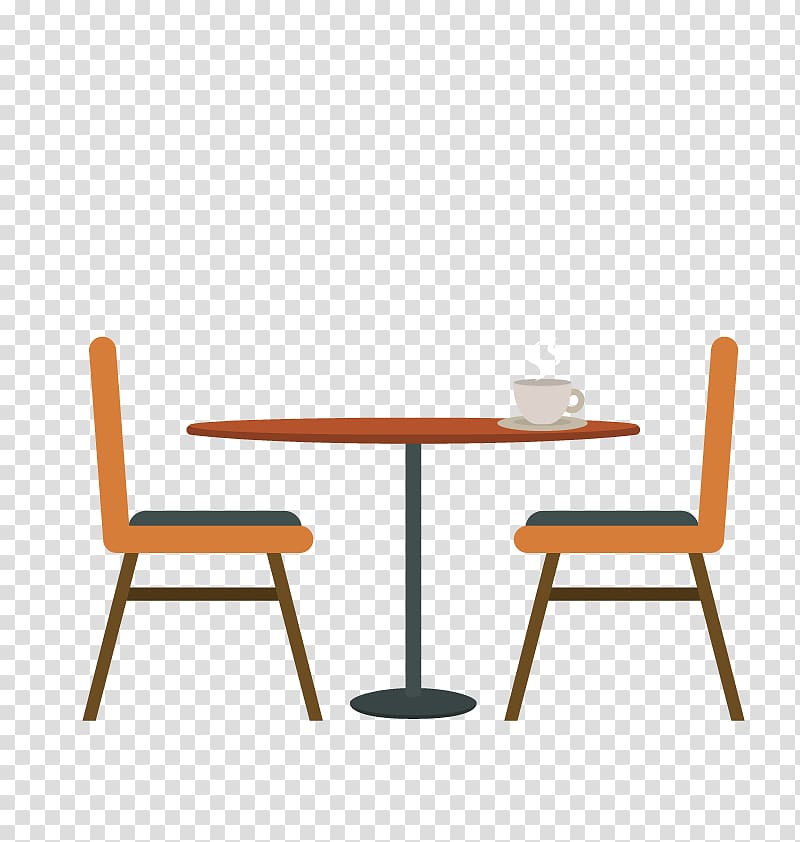 brown table and chairs , Coffee Table Restaurant, coffee table transparent background PNG clipart