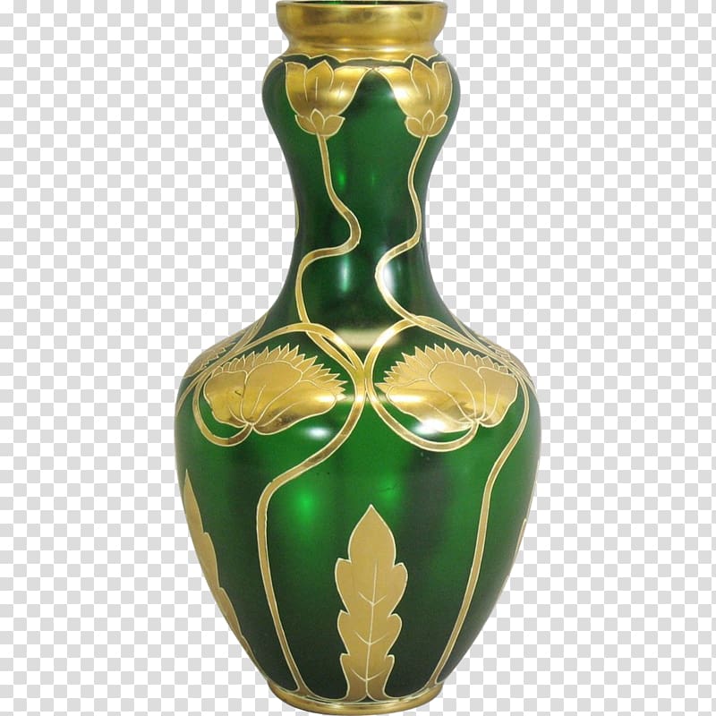 Vase Art Nouveau Art Deco Glass art, vase transparent background PNG clipart