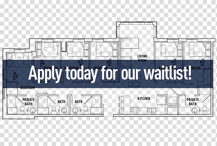 Bedroom Bathroom House Floor plan, bed transparent background PNG clipart