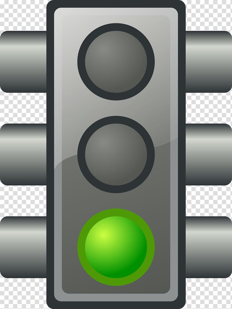 green traffic light clipart