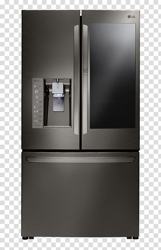 LG Electronics Internet refrigerator Door Window, creative home appliances transparent background PNG clipart