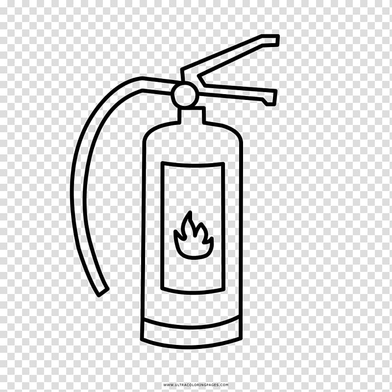 Fire Extinguishers Drawing Coloring book, fire transparent background PNG clipart