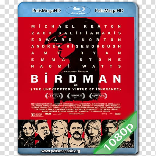 Birdman Film poster Actor, zach galifianakis hangover transparent background PNG clipart