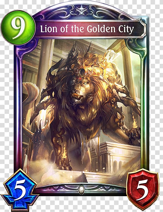 Shadowverse: Wonderland Dreams Ruler Mulligan Bahamut Amulet, Golden Lion transparent background PNG clipart