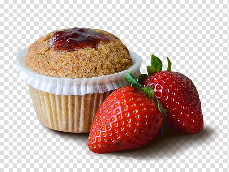 Muffin Cupcake Gluten Strawberry Dessert, muffin transparent background PNG clipart