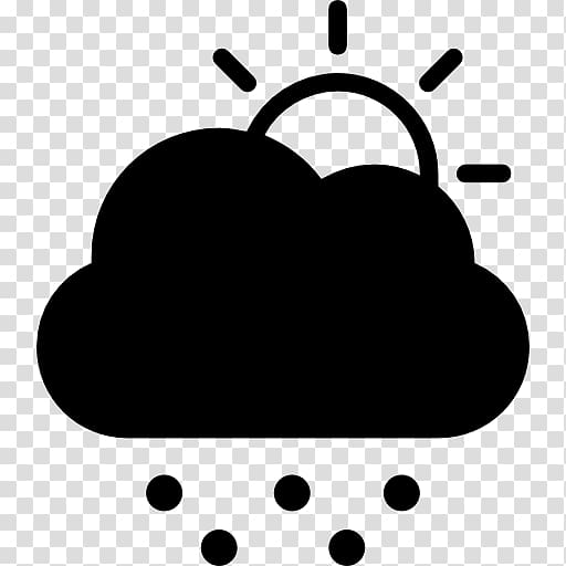 Cloud Symbol Rain Computer Icons , falling snow transparent background PNG clipart