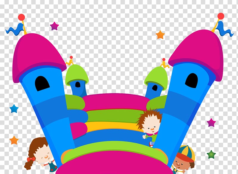 Inflatable Bouncers Castle , inflatable transparent background PNG clipart
