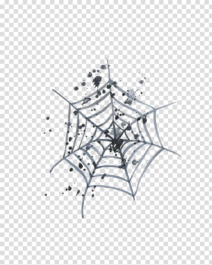 halloween spider silk transparent background PNG clipart
