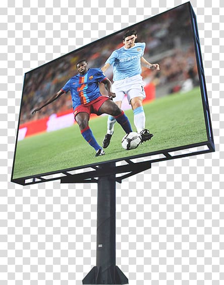 LED display Light-emitting diode Display device Video wall Computer Monitors, Wall yard transparent background PNG clipart