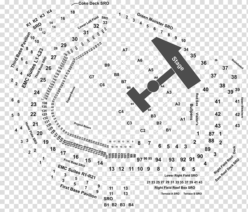 Fenway Concert Seating Chart Foo Fighters