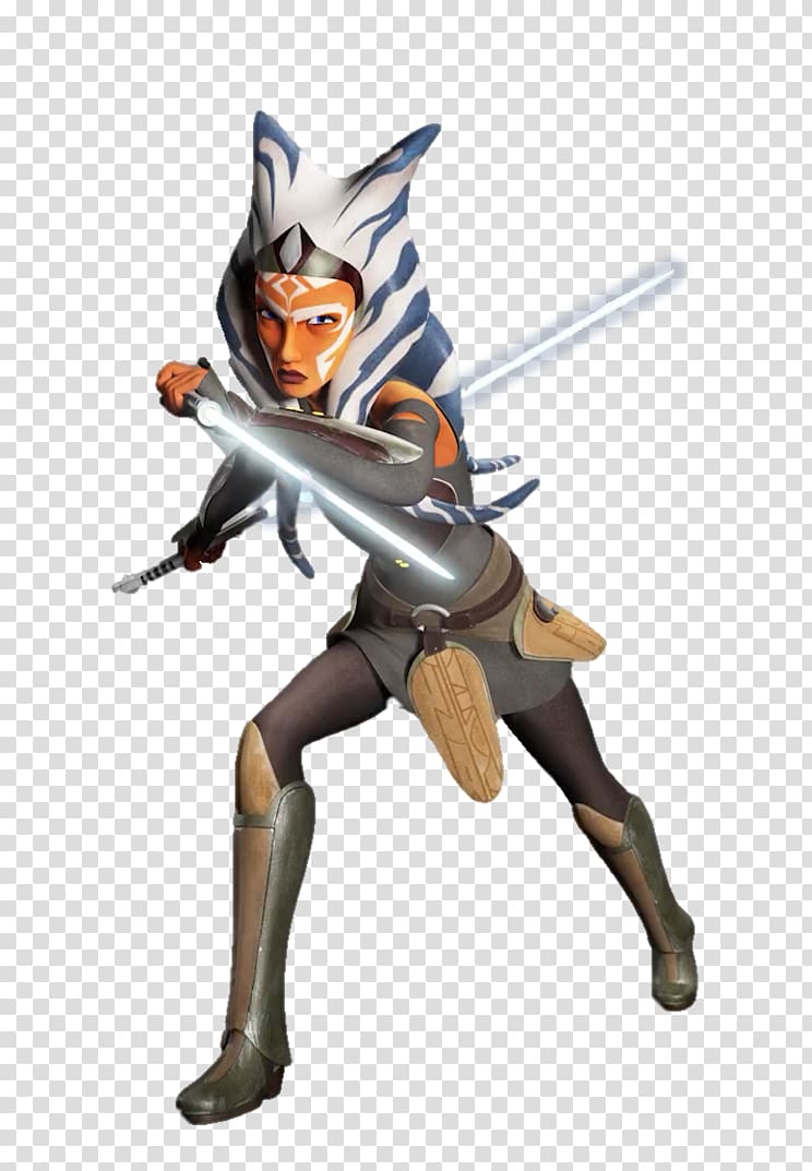 Ahsoka Tano Star Wars Jedi Rebel Alliance Lightsaber, ahsoka clone wars transparent background PNG clipart