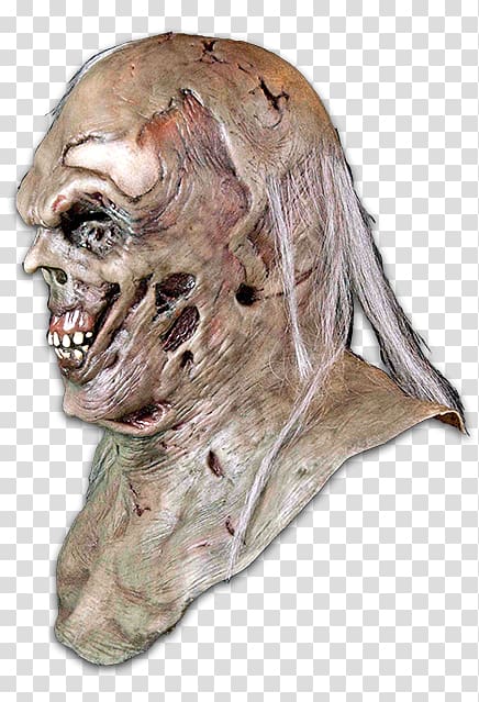Latex mask Halloween Water Cadaver, zombie head transparent background PNG clipart