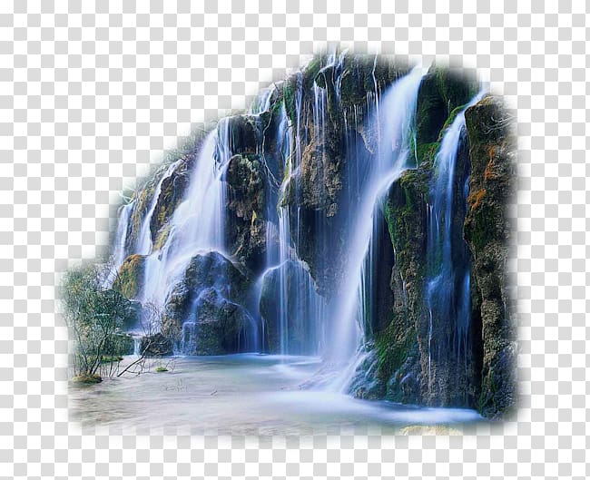 Beautiful Mountain Waterfall Desktop Min Mountains, mountain transparent background PNG clipart