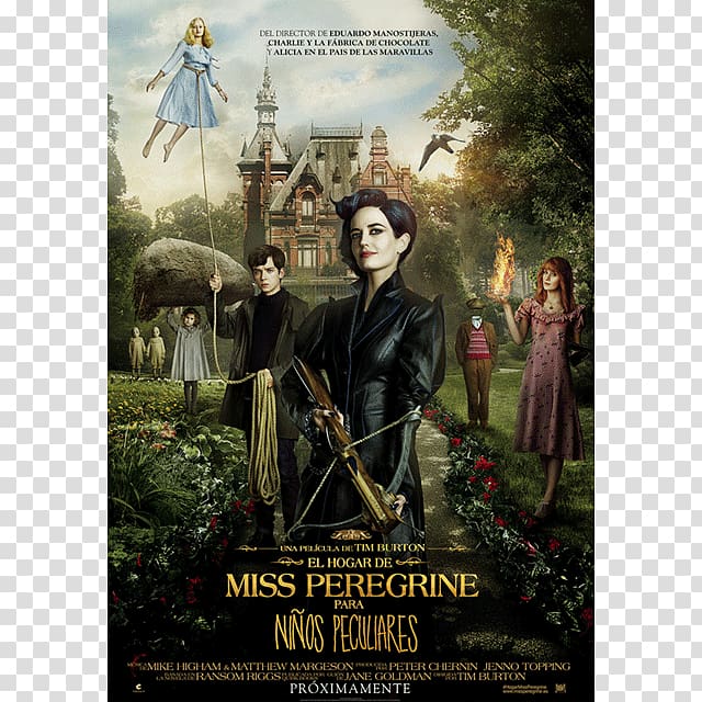 Miss Peregrine's Home for Peculiar Children: The Graphic Novel Jacob Portman Book Film, tim burton transparent background PNG clipart