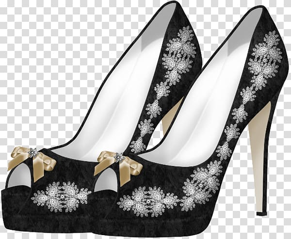 High-heeled shoe Footwear Absatz , shoe lace transparent background PNG clipart