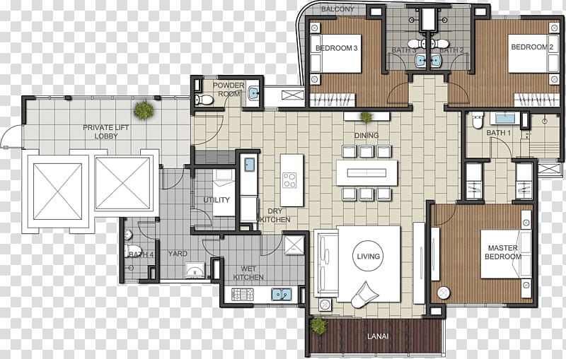 Mont Kiara Concerto North Kiara Floor plan Property Condominium, layout plan transparent background PNG clipart