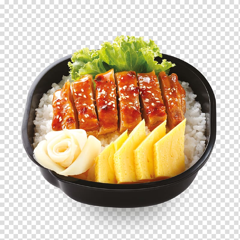 Bento Donburi Japanese curry Gyūdon Soy Sauce, ไก่ย่าง transparent background PNG clipart