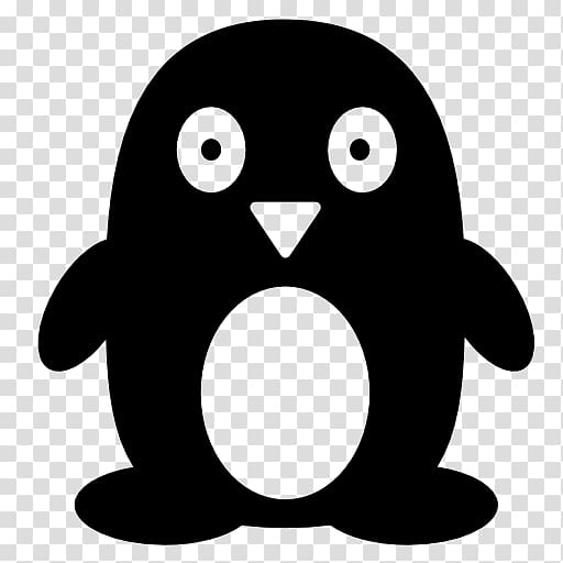 Little penguin Silhouette, Penguin transparent background PNG clipart